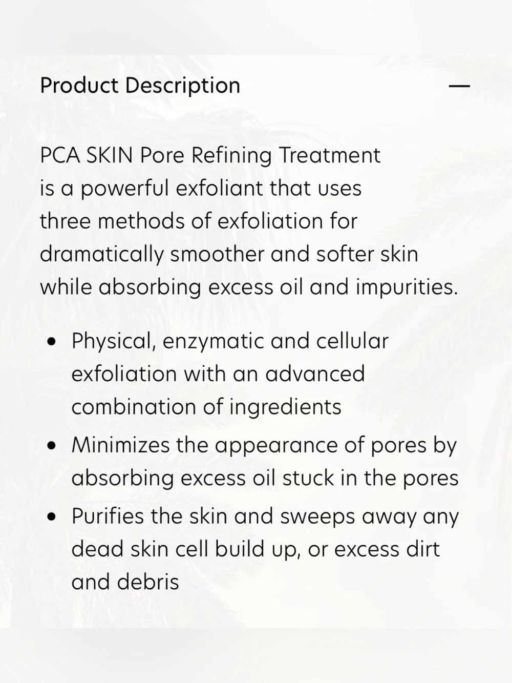 PCA Skin Pore Refining Treatment 2.1 oz